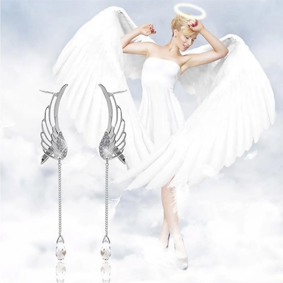Angel wings Earrings - Picture 7 of 16